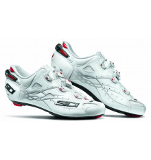 Chaussures vélo route SIDI SHOT carbon blanche