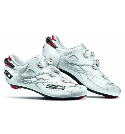 SIDI Shot Carbon matt white road cycling shoes