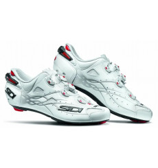 Chaussures vélo route SIDI SHOT carbon blanche