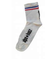 ALPE D'HUEZ chaussettes vélo banches 2025