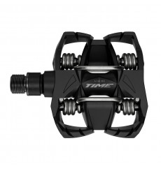 TIME MX Black MTB bike pedals with ATAC 13°/17° B1 cleats