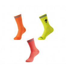 Chaussettes hautes vélo SPECIALIZED Soft Air Reflective Tall