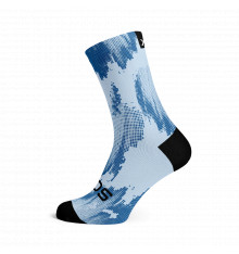 SOX FOOTWEAR Chaussettes vélo Crew Blue Gravel