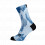 SOX FOOTWEAR Blue Gravel Crew Cycling Socks