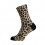SOX FOOTWEAR Golden Leopard Crew Cycling Socks