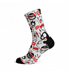 SOX FOOTWEAR Chaussettes v&eacute;lo Crew Monster