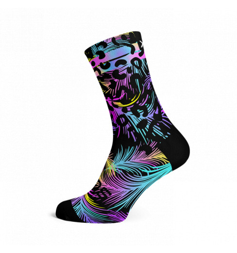 SOX FOOTWEAR Pastel Black Crew Cycling Socks