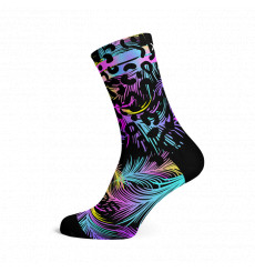 SOX FOOTWEAR Pastel Black Crew Cycling Socks