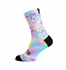 SOX FOOTWEAR Pastel White Crew Cycling Socks