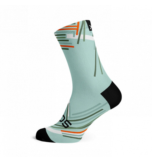 SOX FOOTWEAR Chaussettes v&eacute;lo Crew Performance Sky