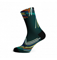 SOX FOOTWEAR Performance Teal Crew Cycling Socks