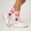 SOX FOOTWEAR Pink Sheap Crew Cycling Socks