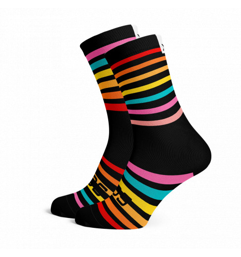 SOX FOOTWEAR Rainbow Crew Cycling Socks