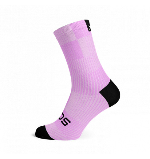 SOX FOOTWEAR Chaussettes v&eacute;lo Crew Slight Pink