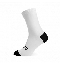 SOX FOOTWEAR Solid WhiteCrew Cycling Socks