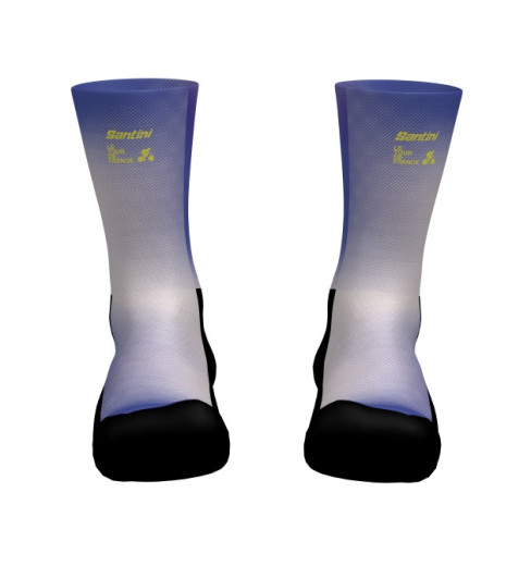 SANTINI Tour de France Alpe d&rsquo;Huez high cycling socks - 2026