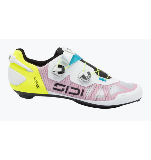 Sidi Wire 3 Road cycling shoes &ndash; White / Fluo Yellow