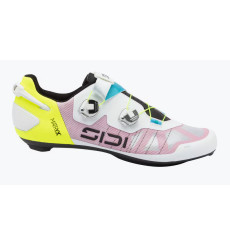 Sidi chaussures de cyclisme route Wire 3 Blanc jaune fluo