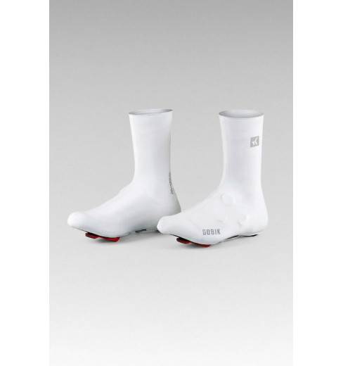 GOBIK couvre-chaussures unisexes Velotoze Snaps blanc