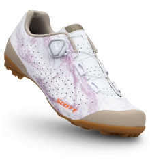 SCOTT GRAVEL PRO women's gravel shoes - White / beige / pink 2026