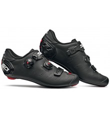SIDI Ergo 5 Mega Carbon Composite matt black road cycling shoes