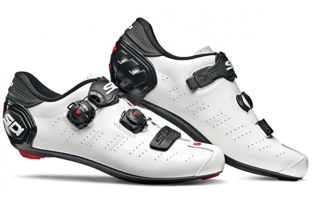 Chaussures vélo route SIDI Ergo 5 carbon Composite blanc / noir 2021  CHAUSSURES VELO