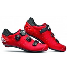 SIDI Ergo 5 Carbon Composite matt red / black road cycling shoes