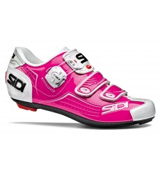 Chaussures vélo route femme SIDI ALBA rose / blanc