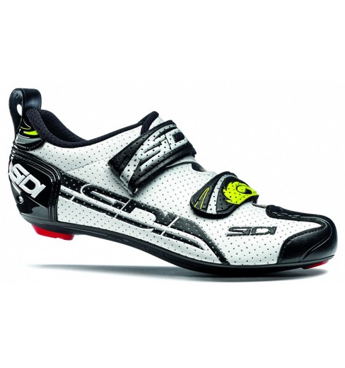 SIDI men's T4 Carbon Air white / black Triathlon shoes 2018