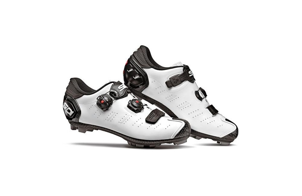 Chaussures VTT SIDI Dragon 5 SRS Carbone blanc noir 2019
