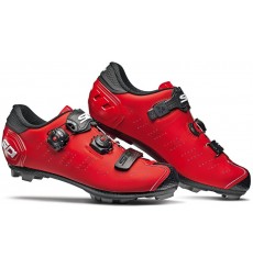 SIDI Dragon 5 SRS Carbon matt red black MTB shoes