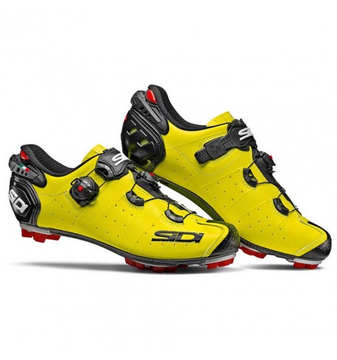 SIDI Drako 2 SRS yellow fluo black MTB shoes 2019