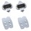 Shimano SM-SH56 SPD multi-directional silver cleats + plate