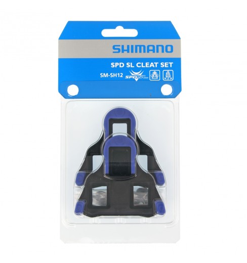 Shimano SM-SH12 SPD-SL blue cleats