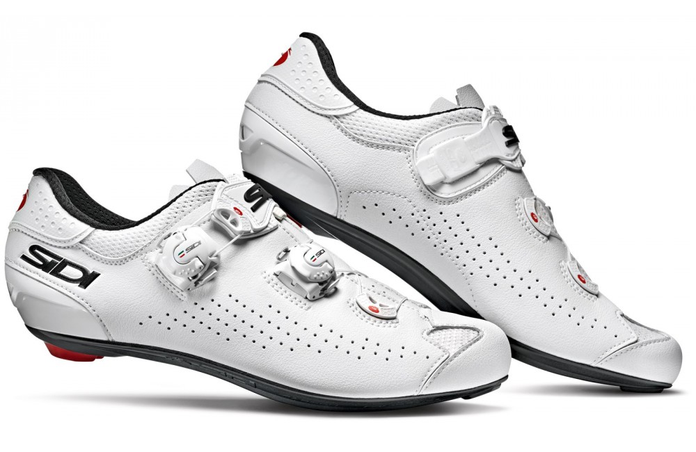 SIDI Genius 10 white road cycling shoes 