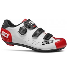Chaussures vélo route homme SIDI ALBA 2 blanc / noir / rouge