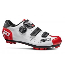 Chaussures VTT SIDI TRACE 2 blanc noir rouge