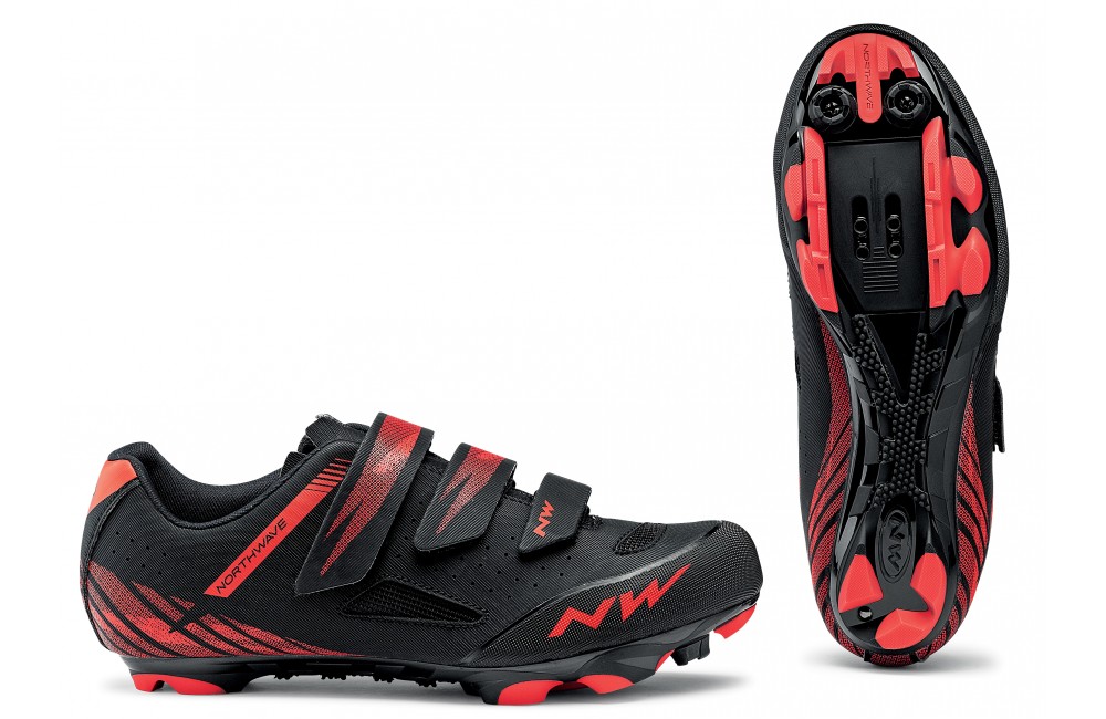 chaussures vtt northwave enduro mid noir bleu 2018