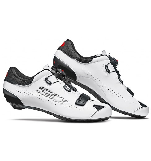 Chaussures vélo route SIDI Sixty noir blanc - Edition limitée