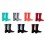 SUPACAZ paire de chaussettes SupaSox Straight Up