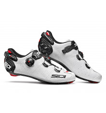 Chaussures vélo route SIDI WIRE 2 Carbon AIR Blanche / Noire 