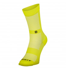 SCOTT 2024 Performance NO SHORTCUTS Crew Yellow cycling socks