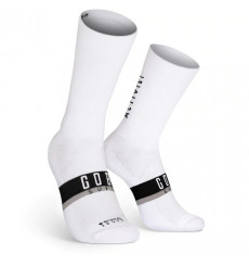 GOBIK chaussettes vélo UNISEX SUPERB AXIS EXTRA LONG BLANC 2023