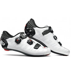 SIDI Ergo 5 Mega Carbon Composite white matt black road cycling shoes