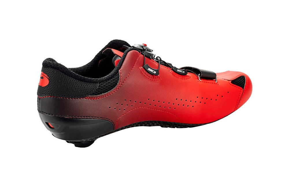 SIDI Sixty back red road cycling shoes 