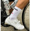 ALPE D'HUEZ high white cycling socks 16cm 2022