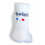 ALPE D'HUEZ chaussettes vélo basses blanches 9cm 2022