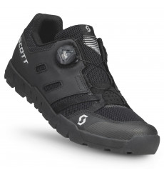 SCOTT Sport Crus-R Flat Boa MTB Black shoes 2023