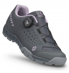 SCOTT chaussures VTT femme Trail EVO Boa Lady Gris/Rose 2024