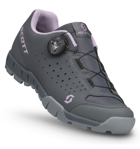 SCOTT chaussures VTT femme Trail EVO Boa Lady Gris/Rose 2023
